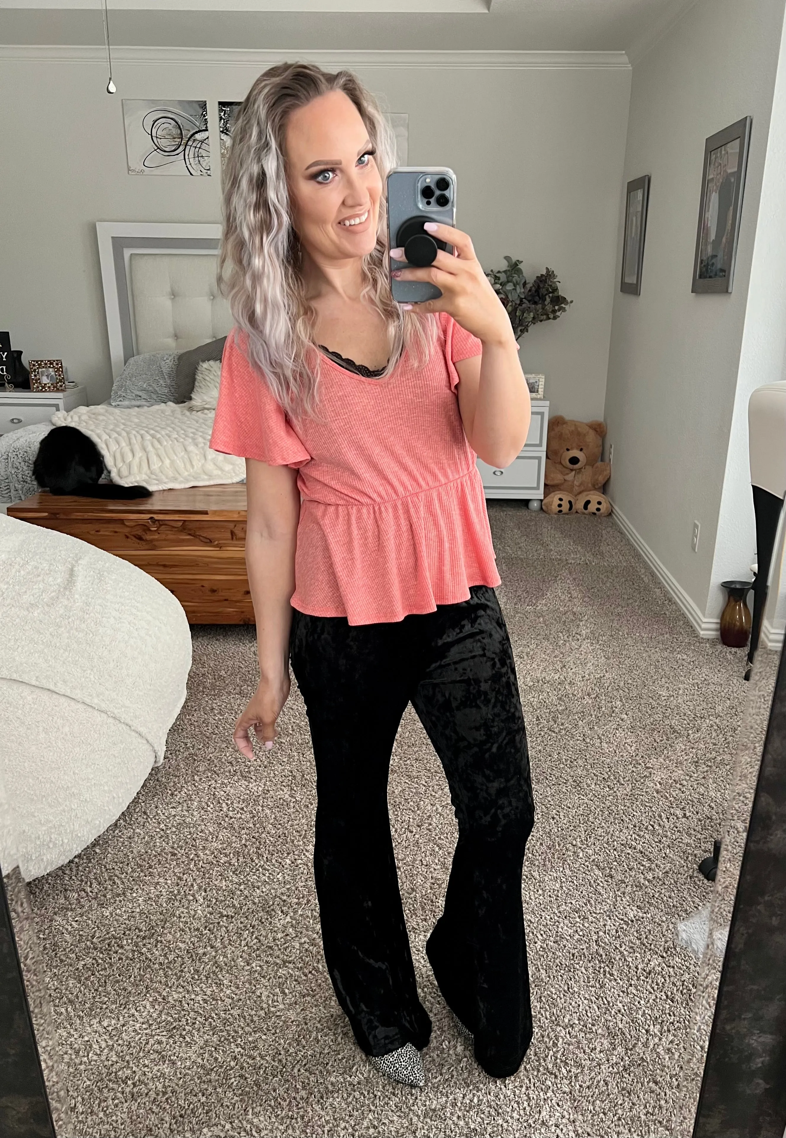 Alanna Black Velvet Bells
