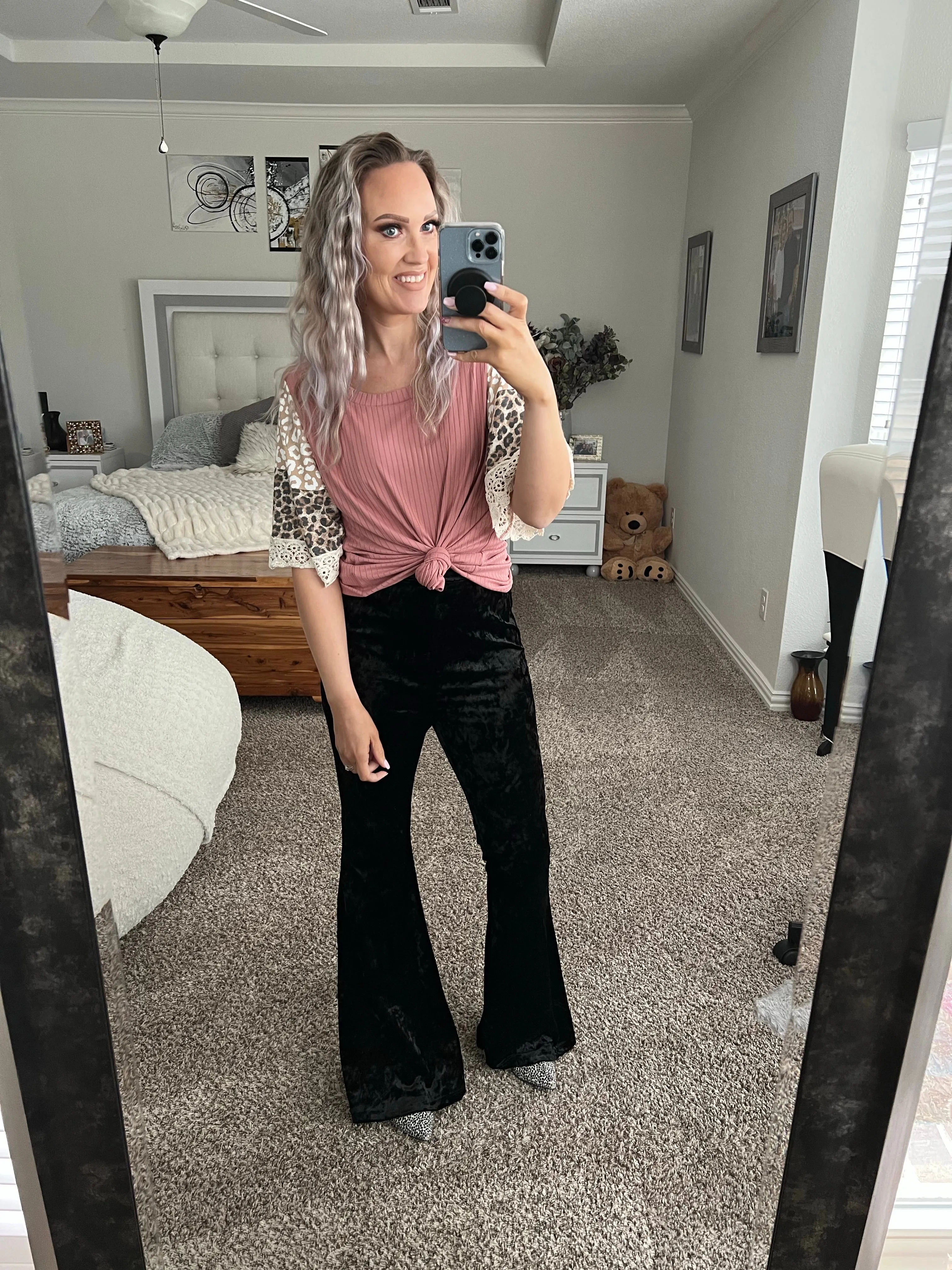 Alanna Black Velvet Bells