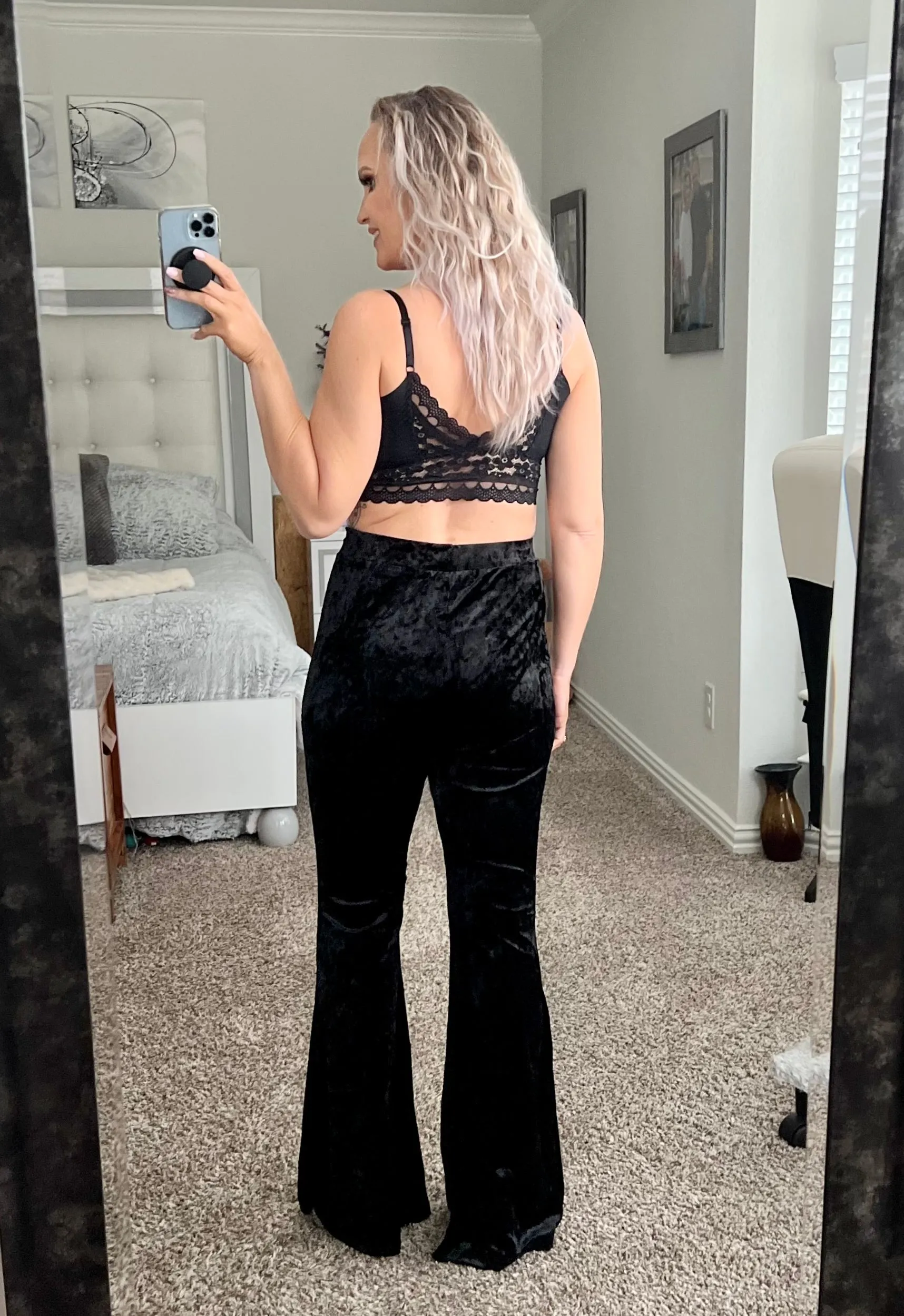 Alanna Black Velvet Bells