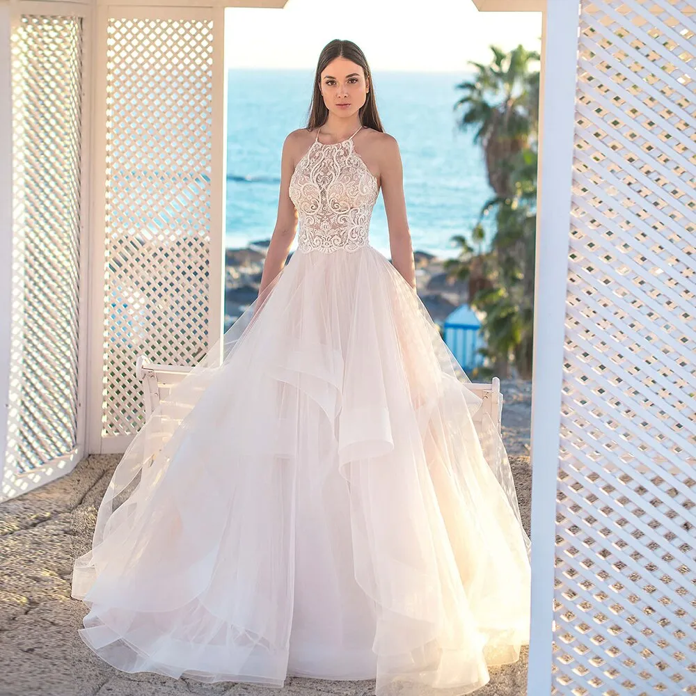 Backless See Through Sexy Wedding Dress