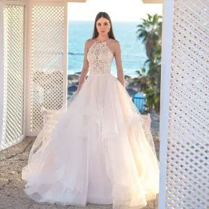Backless See Through Sexy Wedding Dress