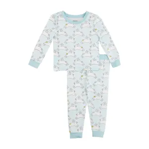 Blue Bunny Pj Set Mud Pie