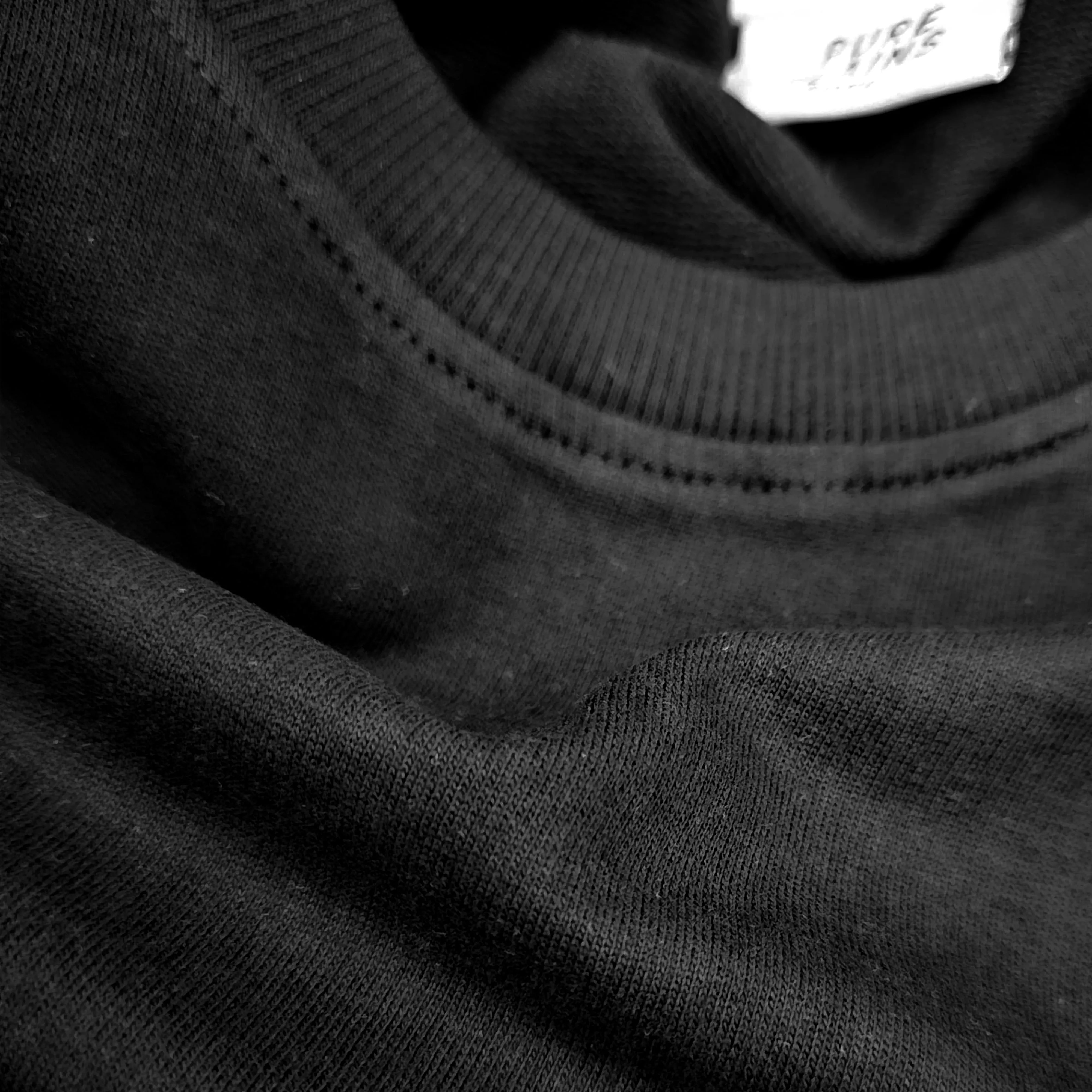 Born To Stand Out Oversized Black Tshirt