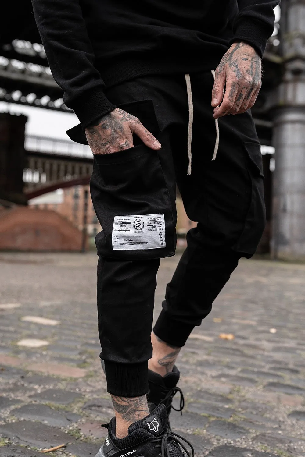 Cargo Utility Pants - Black