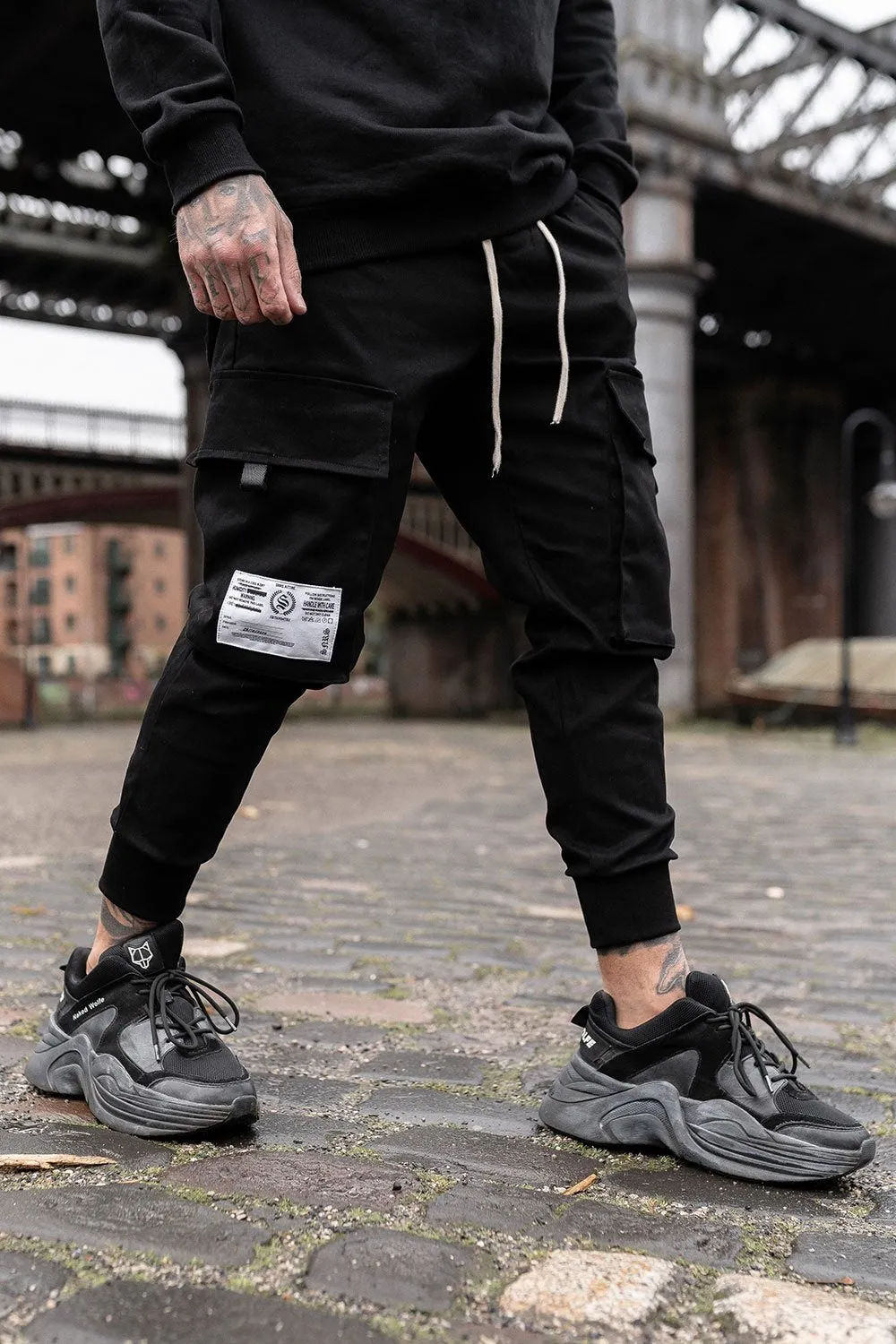 Cargo Utility Pants - Black