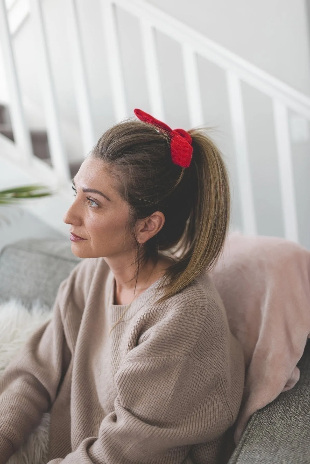 CASHMERE SCRUNCHIE | NO BOW | Kelly