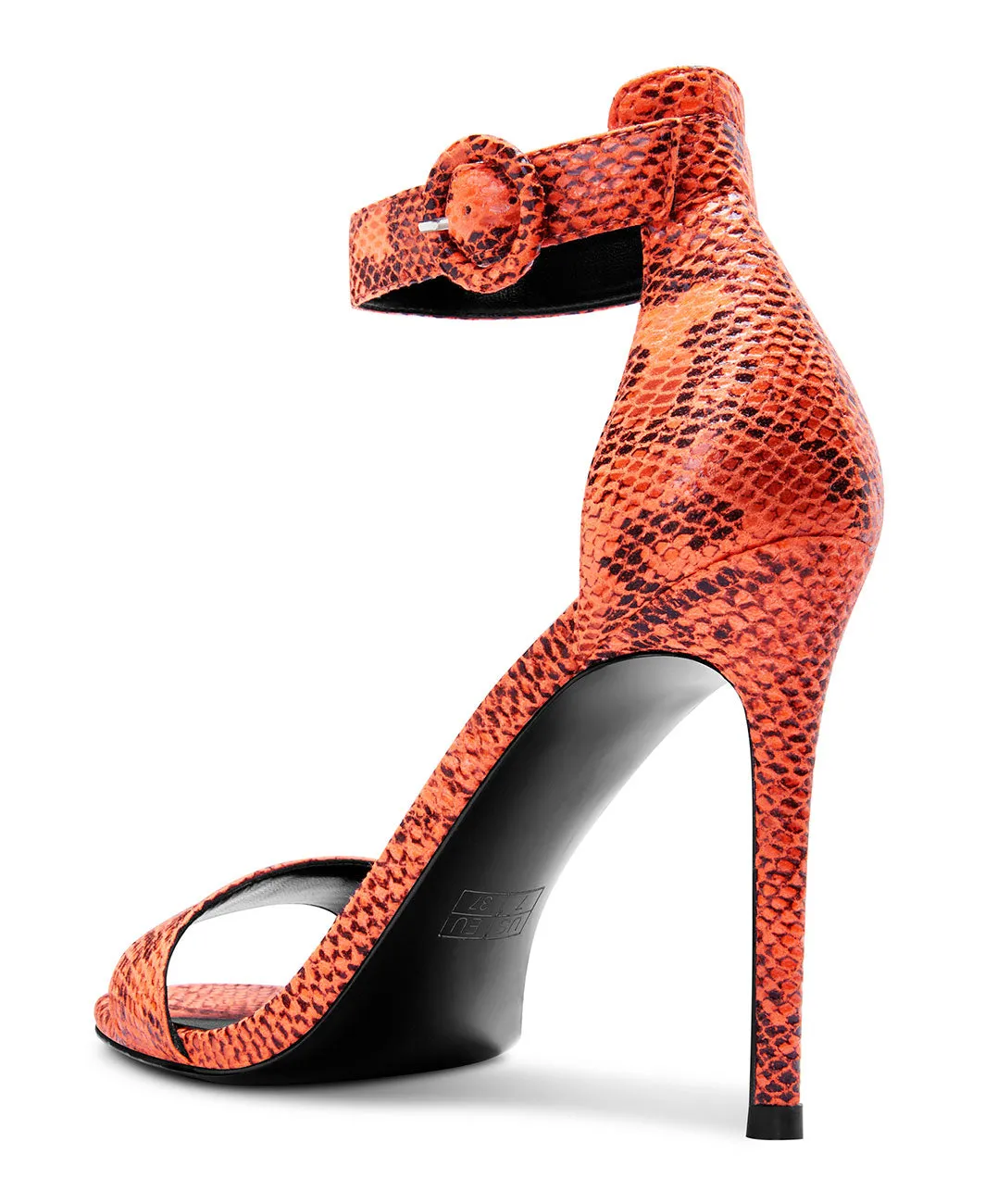 CASTAMERE Womens High Heels Sandals Buckle Ankle Strap Open Toe Basic 10CM Stilettos Sandal