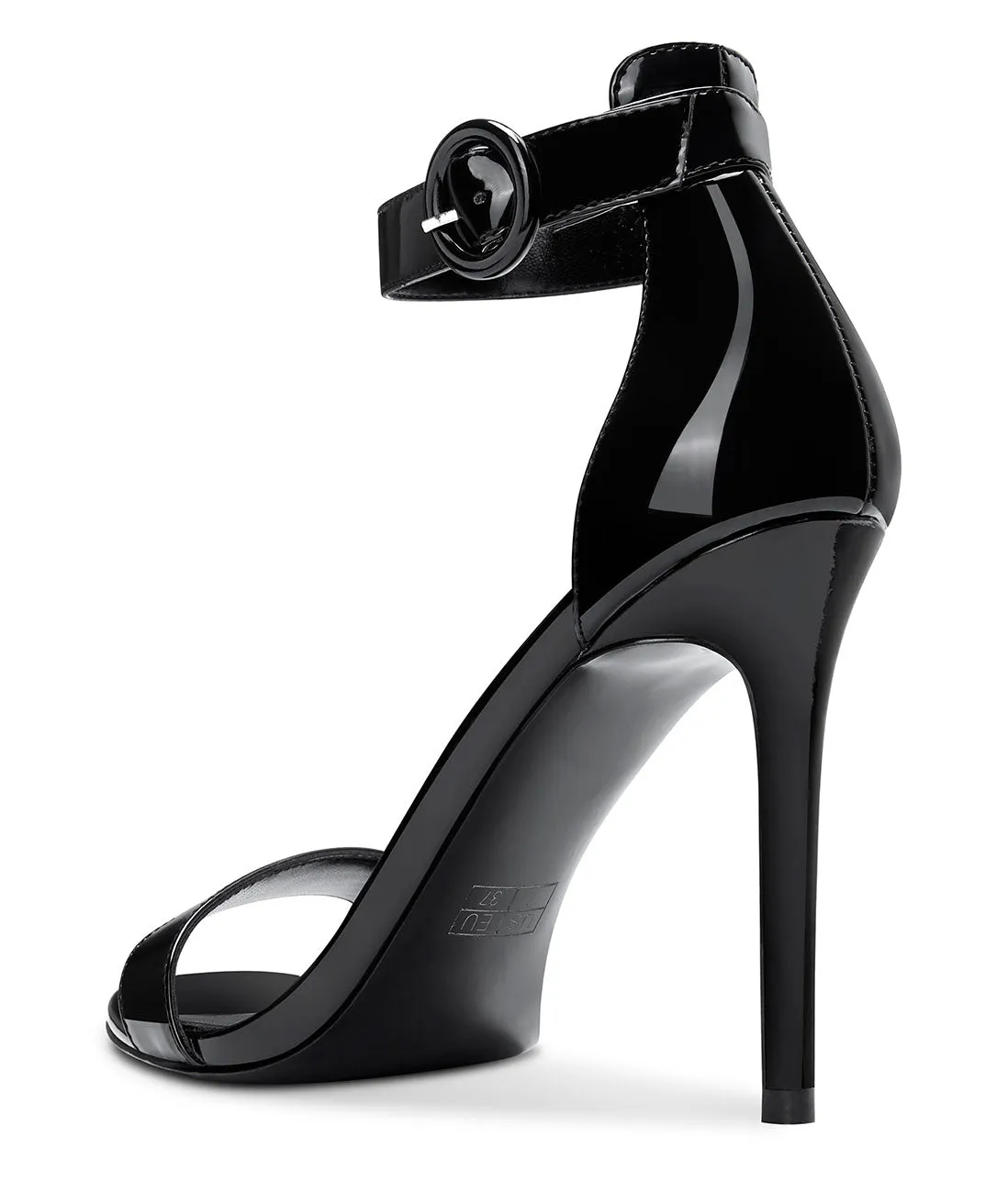 CASTAMERE Womens High Heels Sandals Buckle Ankle Strap Open Toe Basic 10CM Stilettos Sandal