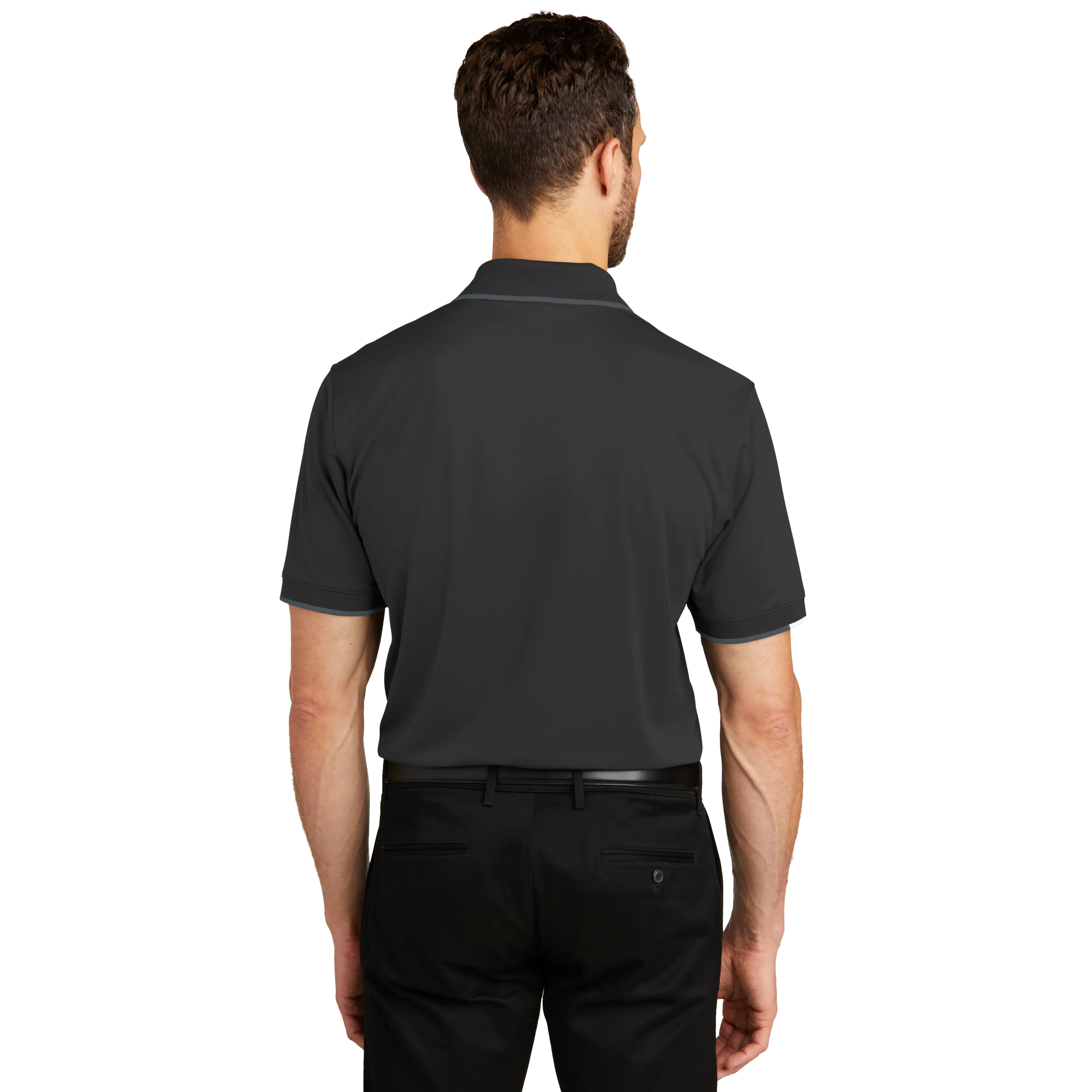 D1863M Mens Dry Zone UV Micro-Mesh Tipped Polo