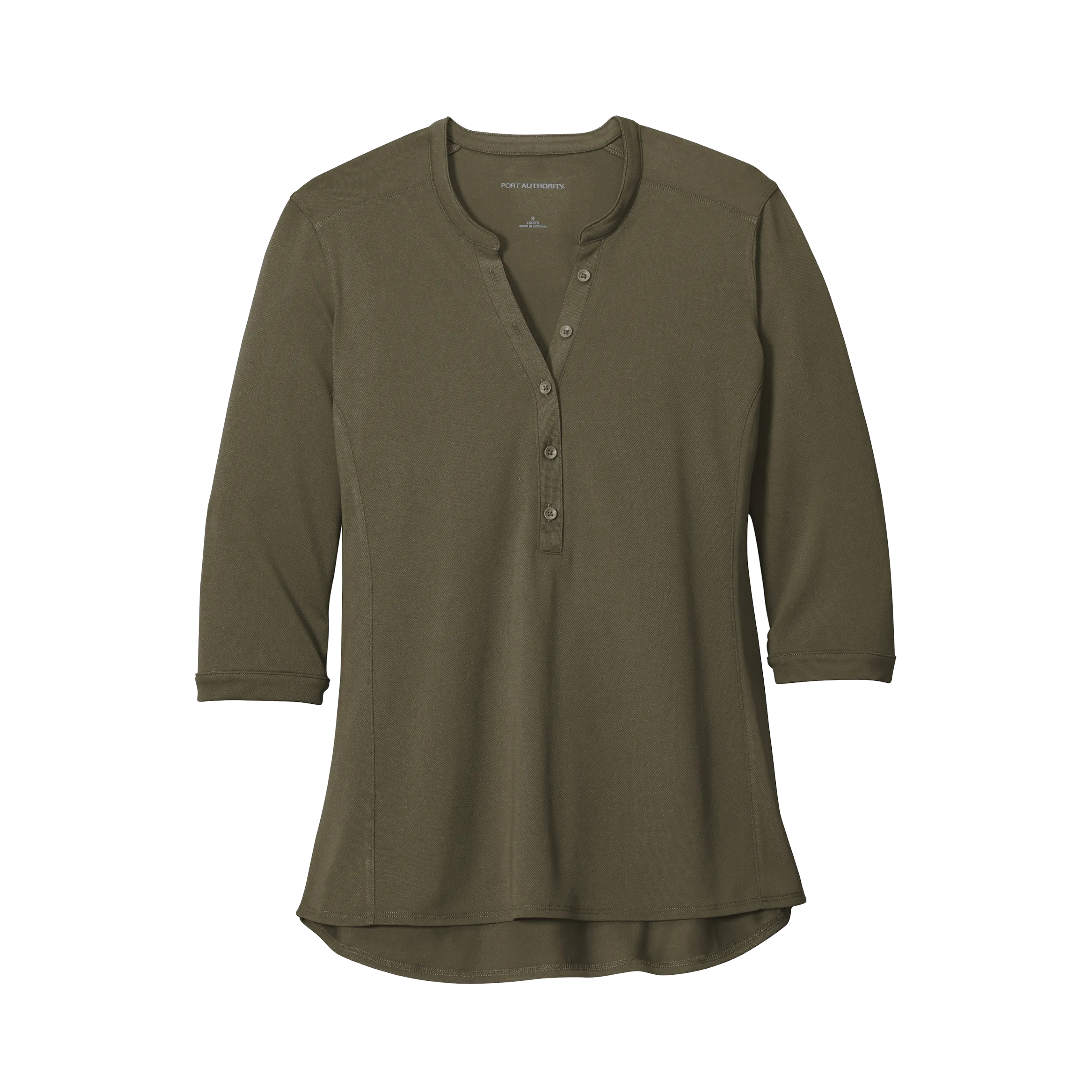 D2070W Ladies UV Choice Pique Henley