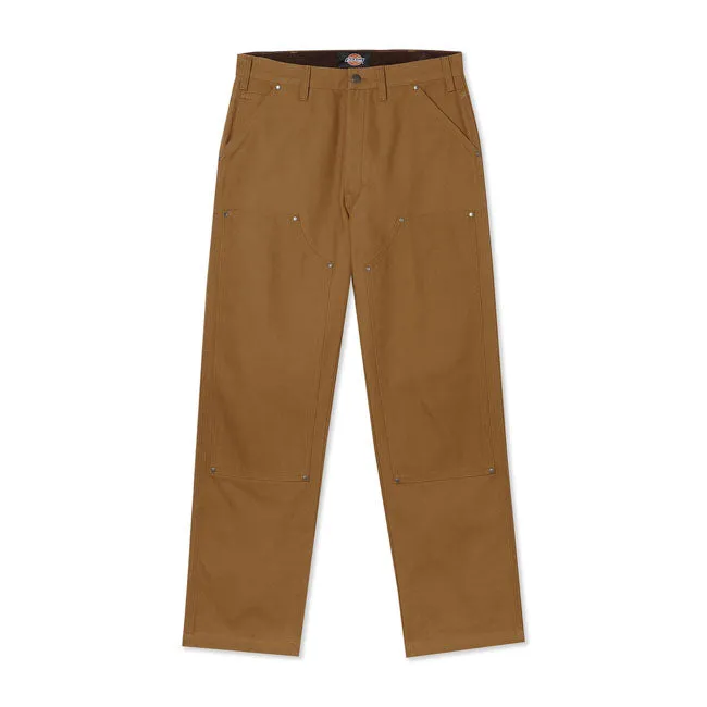 Dickies Duck Canvas Utility Trousers Stone Washed Brown Duck