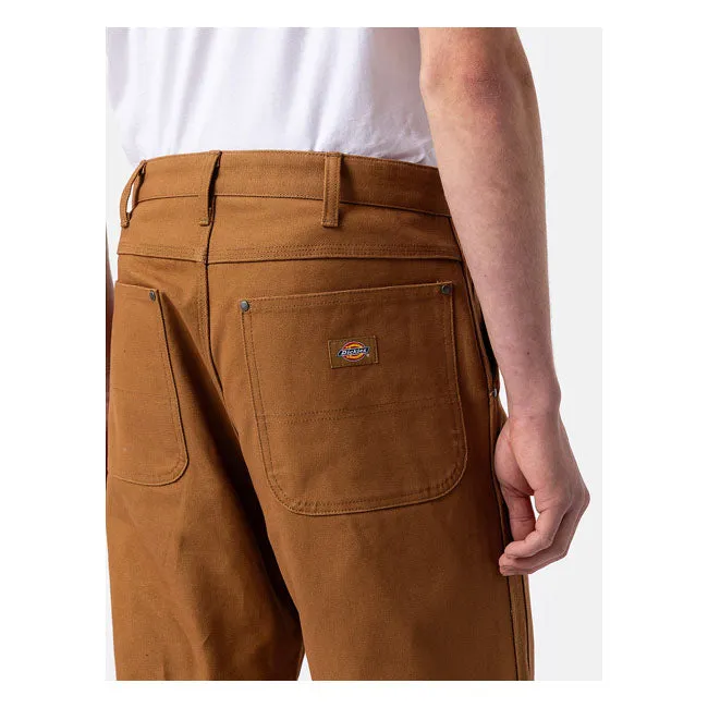 Dickies Duck Canvas Utility Trousers Stone Washed Brown Duck