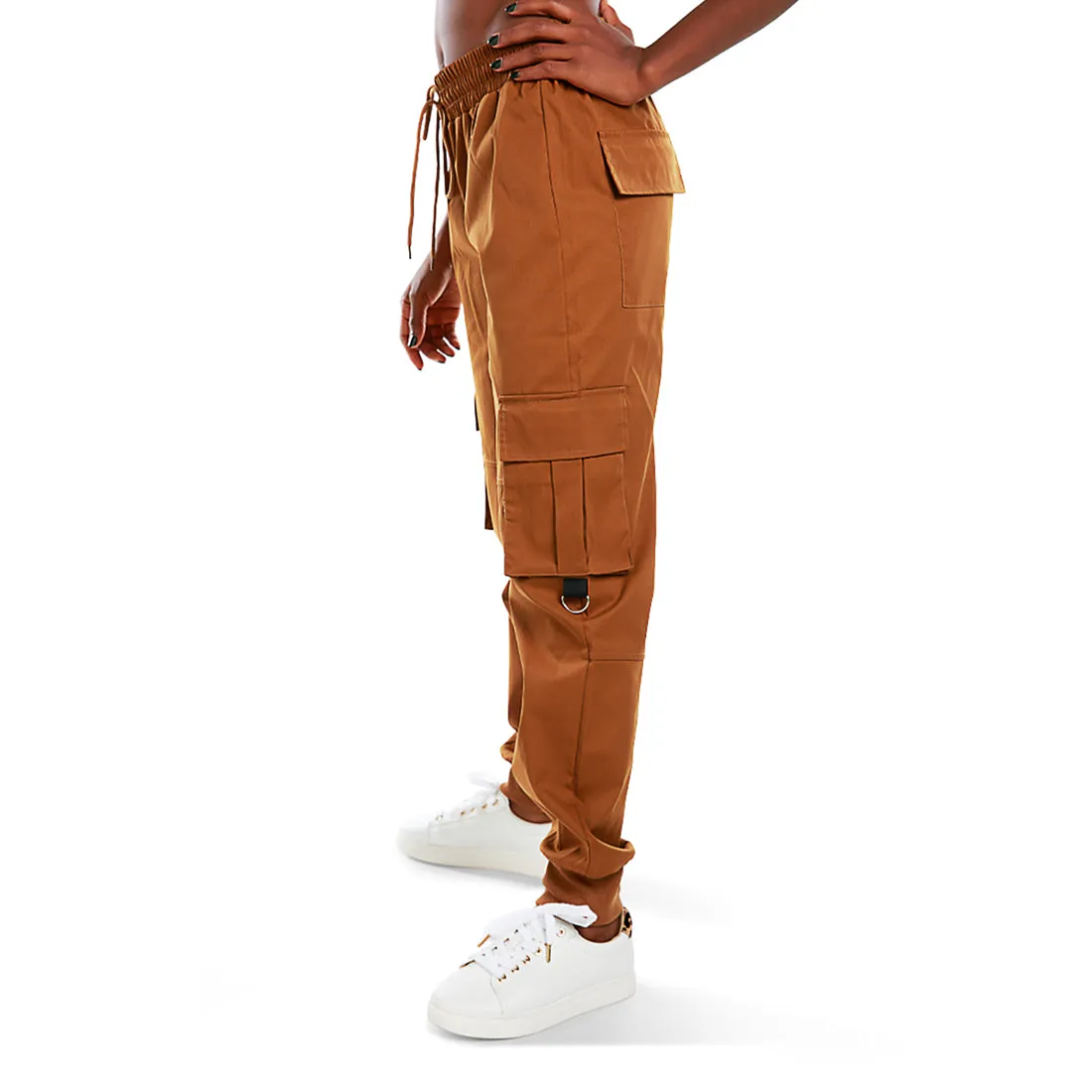 Drawstring Utility Pocket Cargo Pants