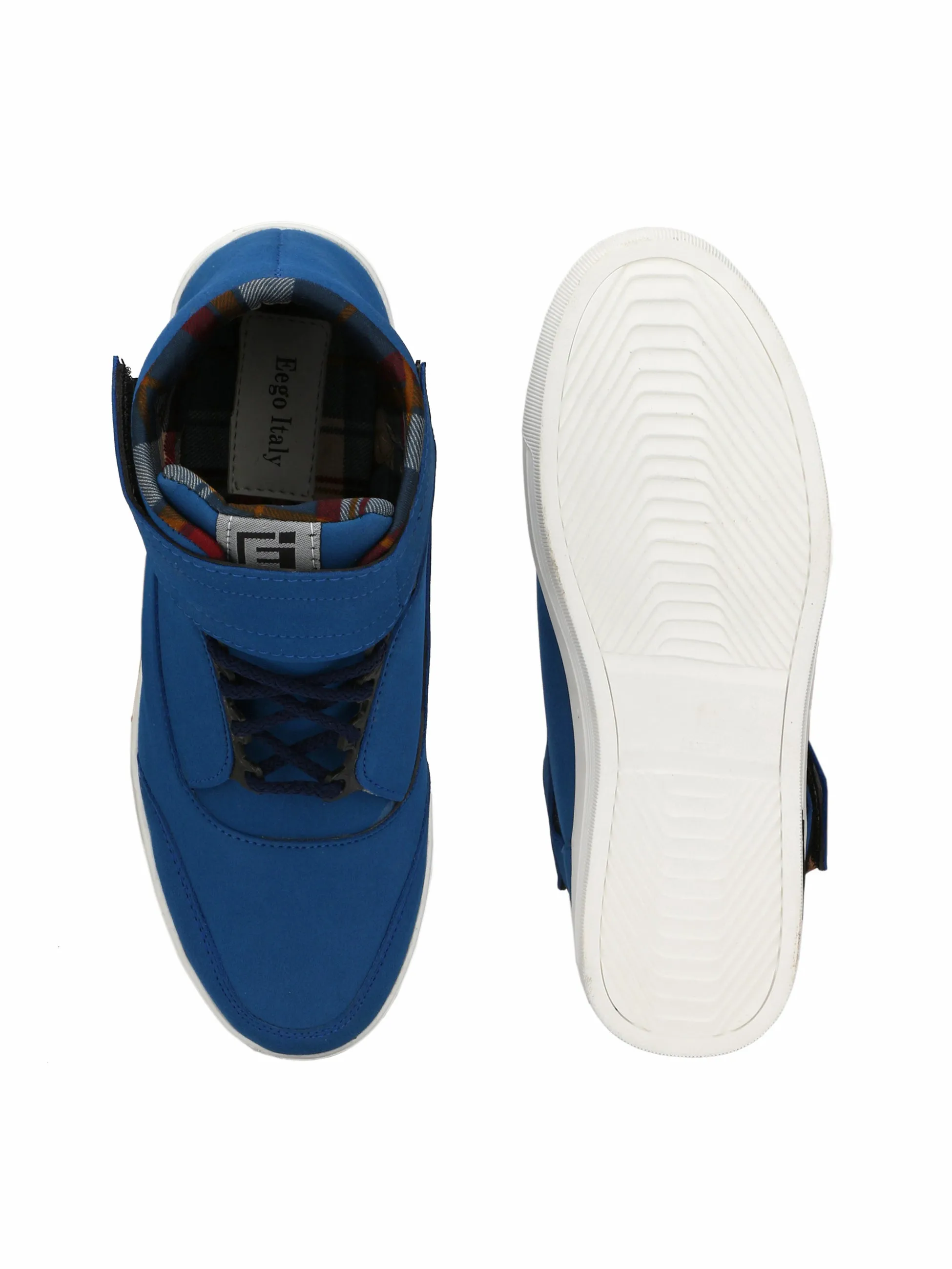 Eego Italy® High Top Boots KR-6-BLUE