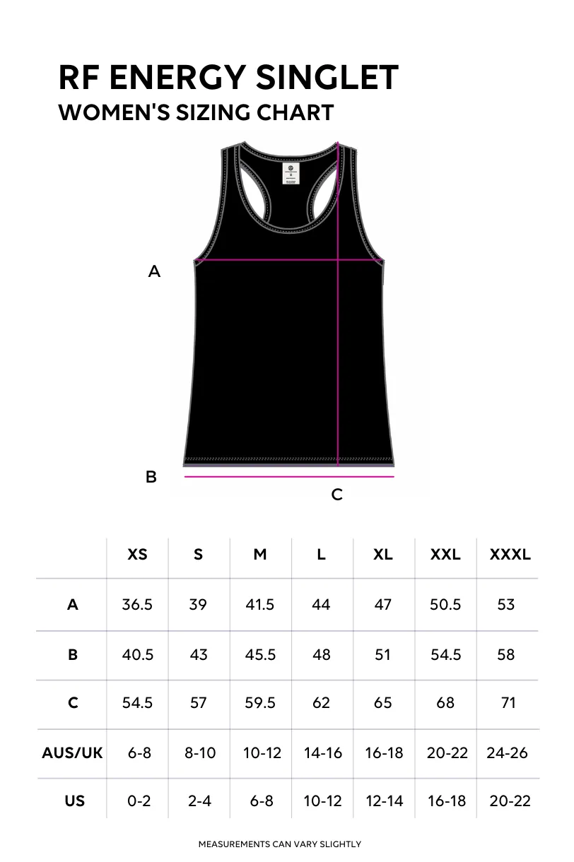 Energy Racerback Singlet - Sky Blue