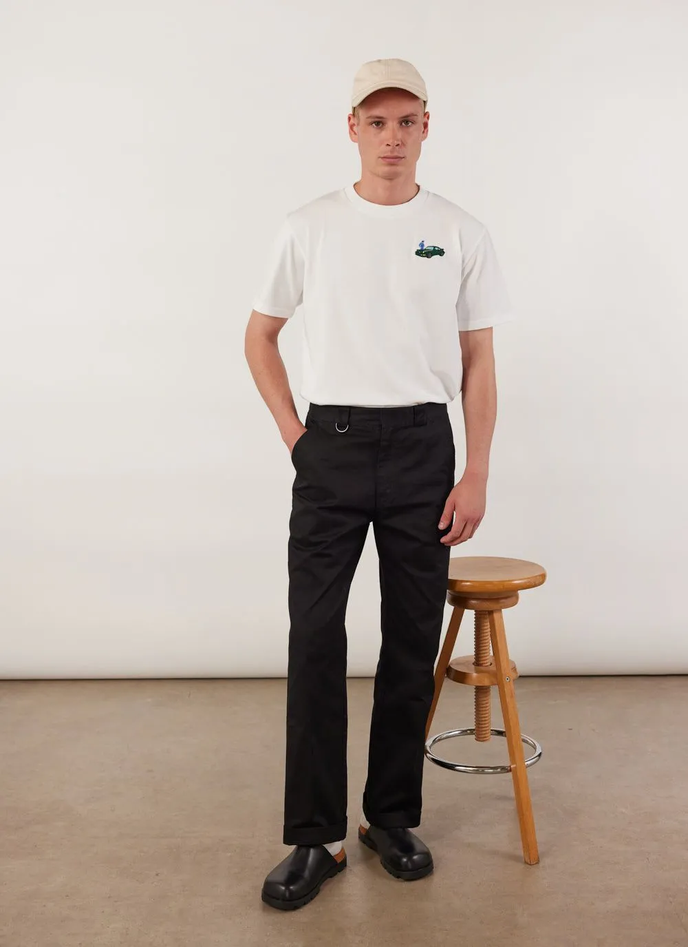 Envy T Shirt | Embroidered Organic Cotton | White