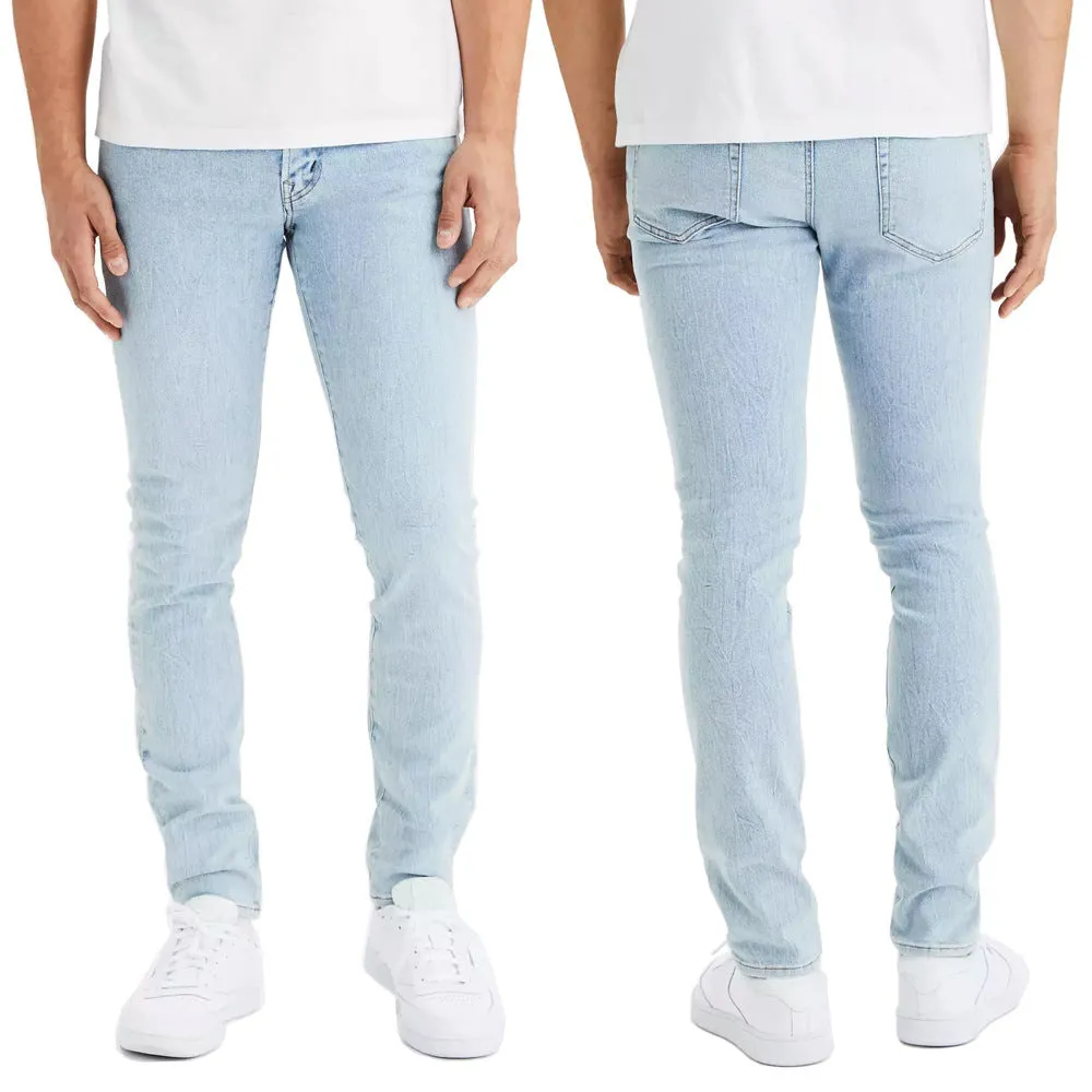Fashion High-quality Washed Men's Jeans Slim-fit Stretch Men's Jeans