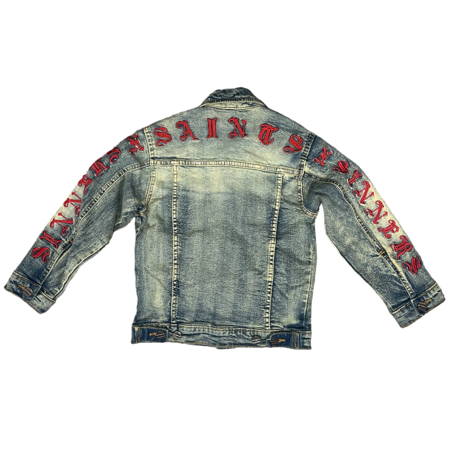 FWRD Kids 'Saints X Sinners' Modern Denim Jacket FW-S16250