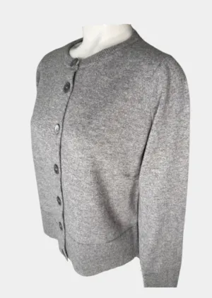 Gina Cashmere Cardigan in Grey | Incentive Cashmere