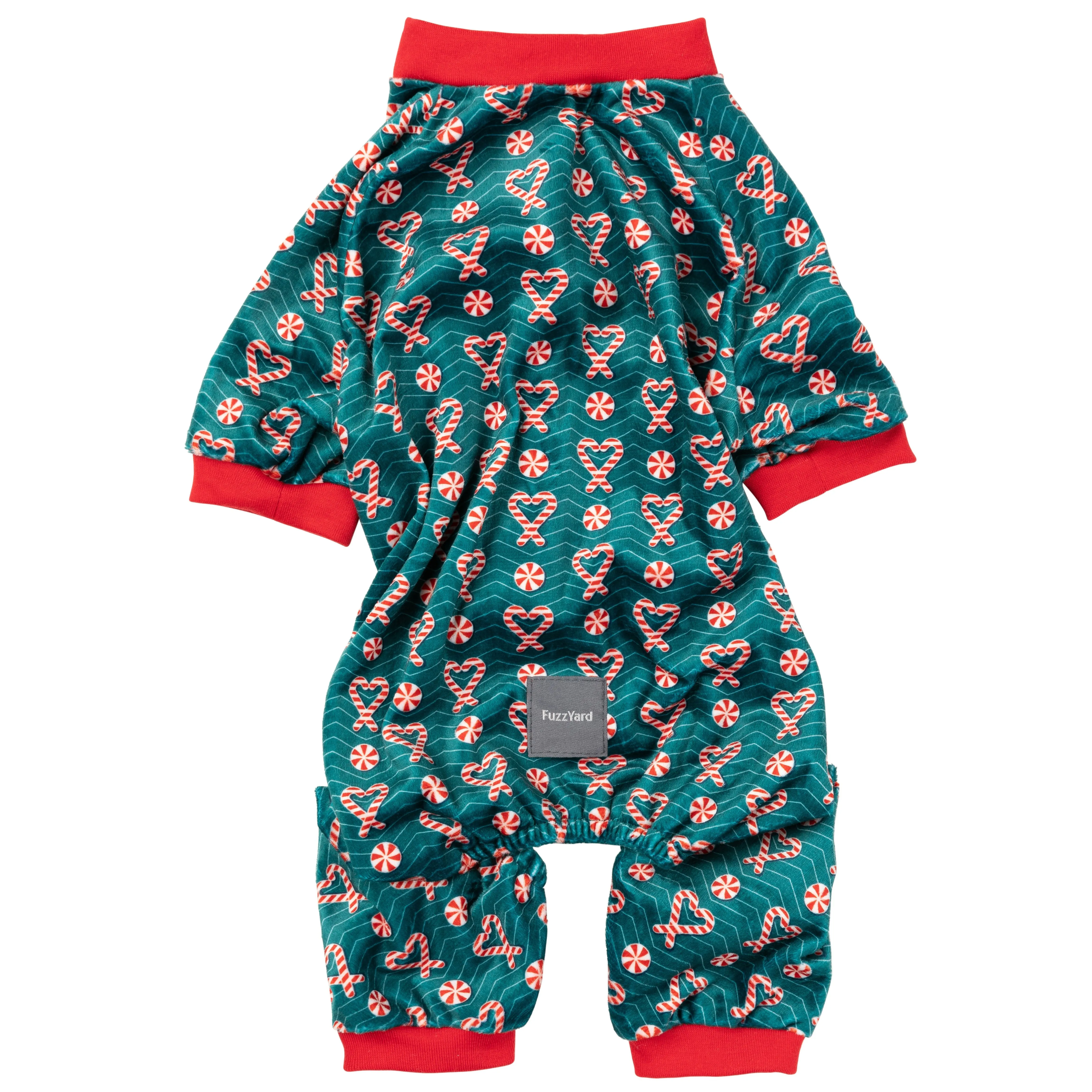 I Heart Candy Canes Dog Pajamas