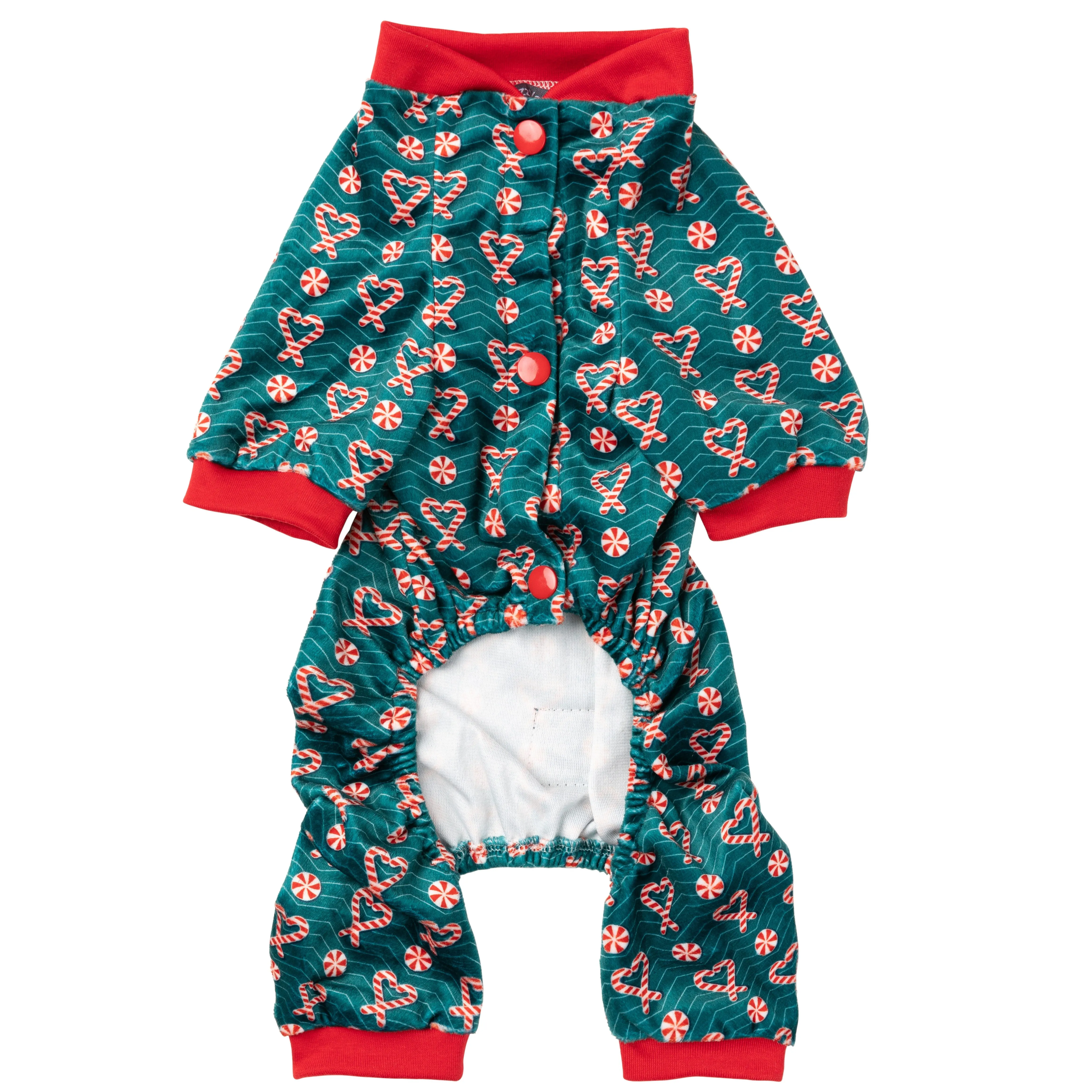 I Heart Candy Canes Dog Pajamas