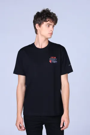 Jack Russel - Men T-Shirts - Klassik TJ-OZ19/BK Oversized Giga Munky Black