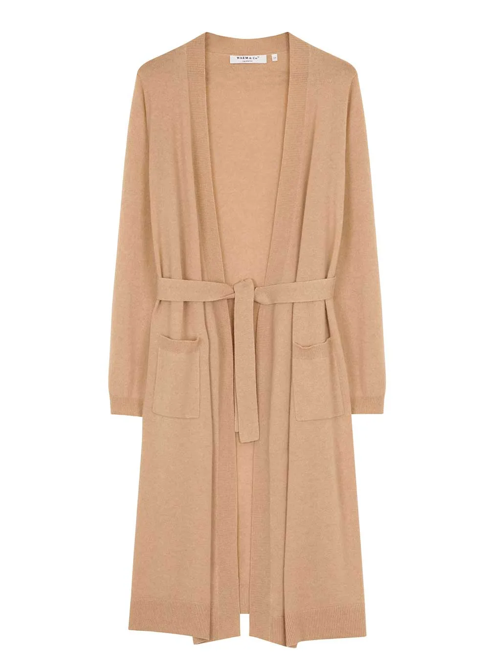 Ladies Cashmere Dressing Gown - Camel