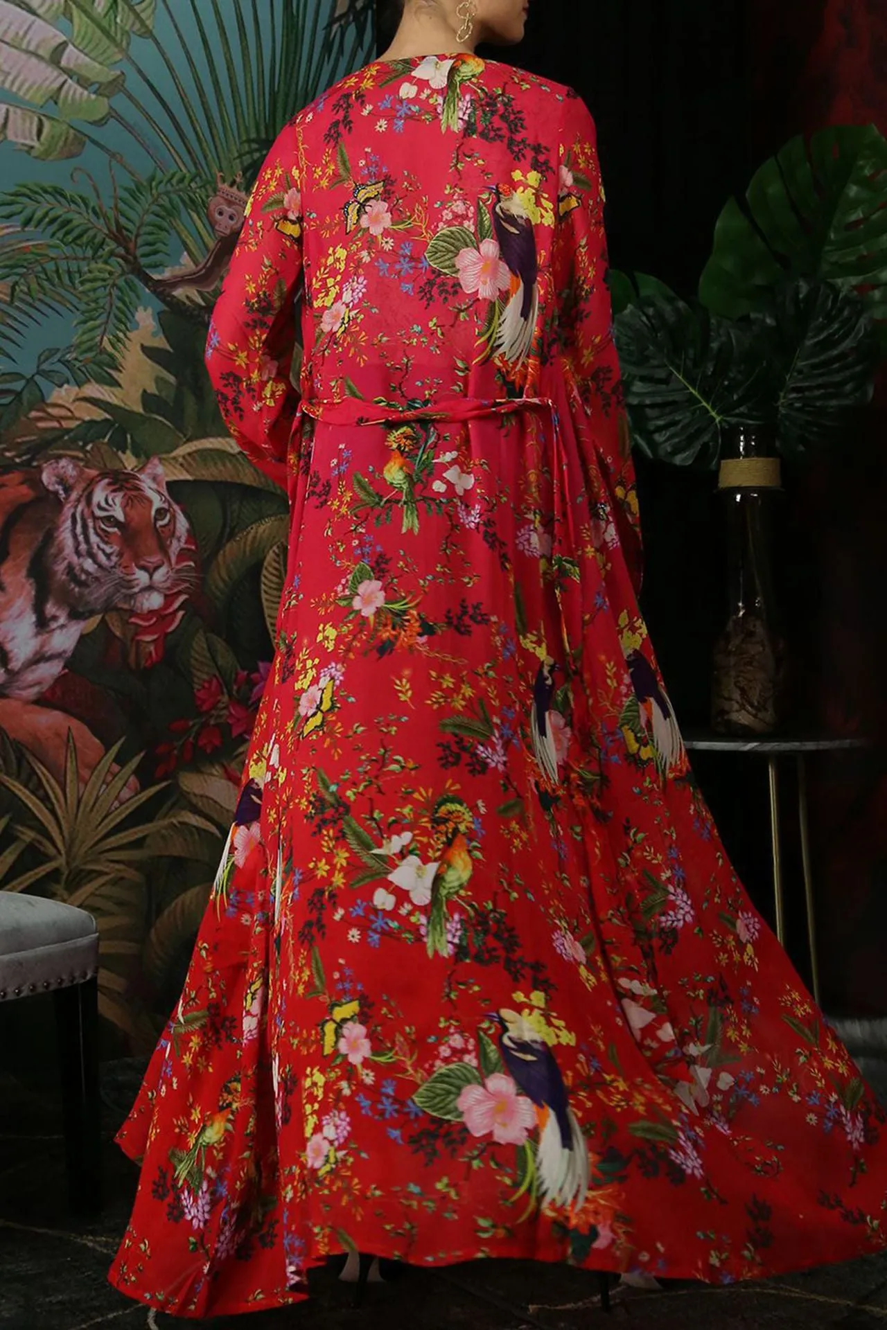 Long Sheer Designer Robe