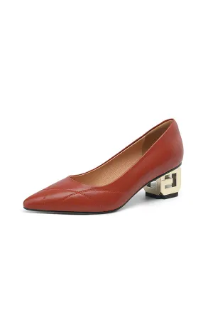 Luxalon Croc-Pattern Stilettos