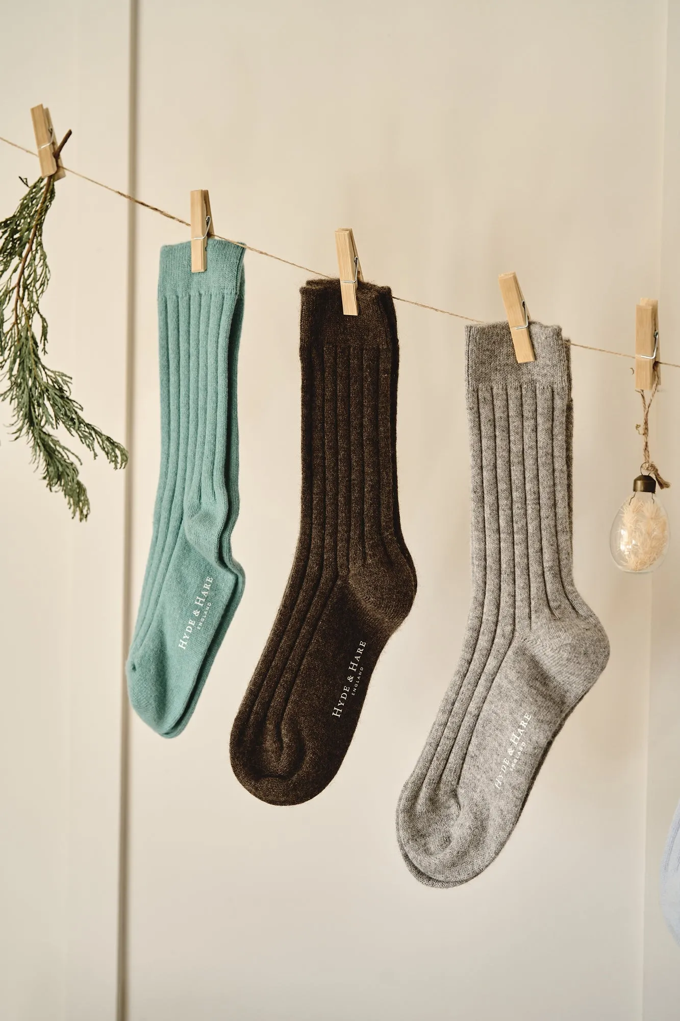 Men's Cashmere Bed Socks - Tornado