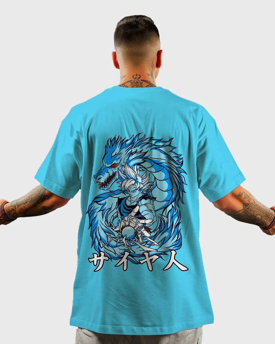 Mens Oversized Tshirt Anime Dragonballz Goku 1