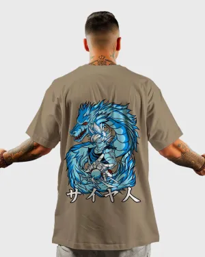 Mens Oversized Tshirt Anime Dragonballz Goku 1