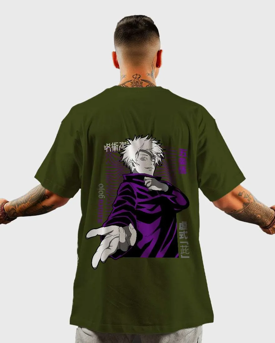 Mens Oversized Tshirt Anime Jujutsu Kaisen 5