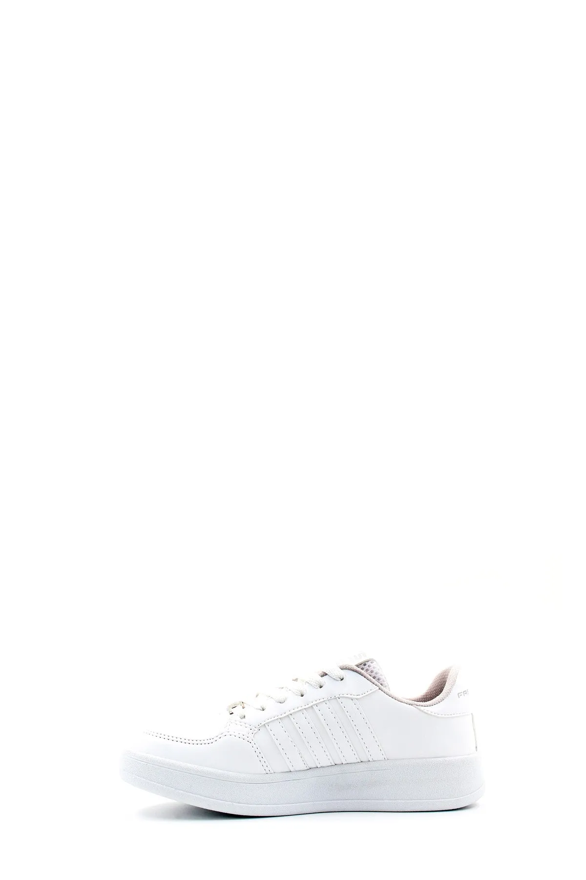 Men's White Casual Leather Sneakers - Wessi