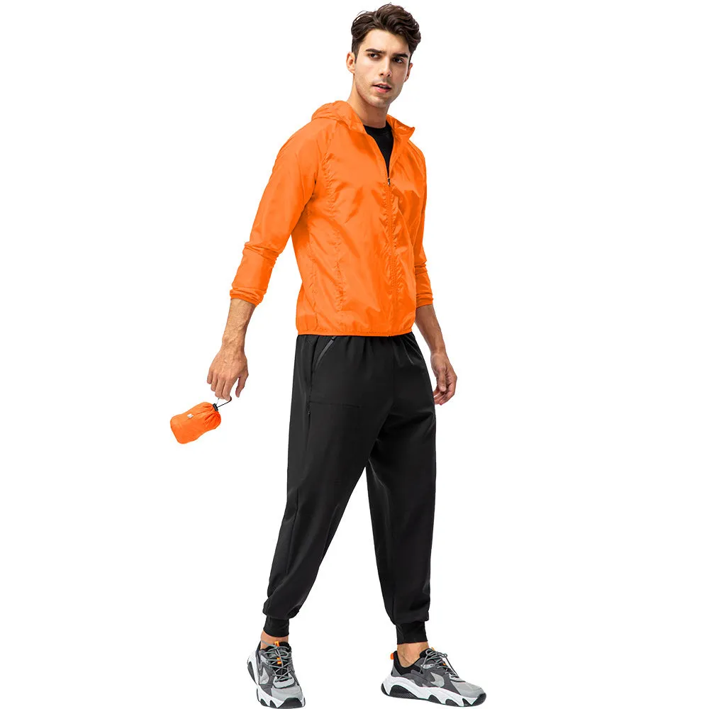 Moisture Wicking Hoodie Men's and Women's Waterproof Windproof Sports Jacket Outdoor Riding