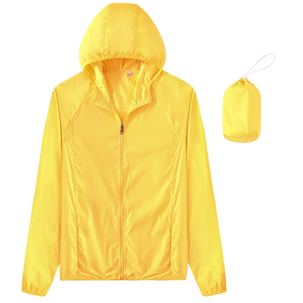 Moisture Wicking Hoodie Men's and Women's Waterproof Windproof Sports Jacket Outdoor Riding