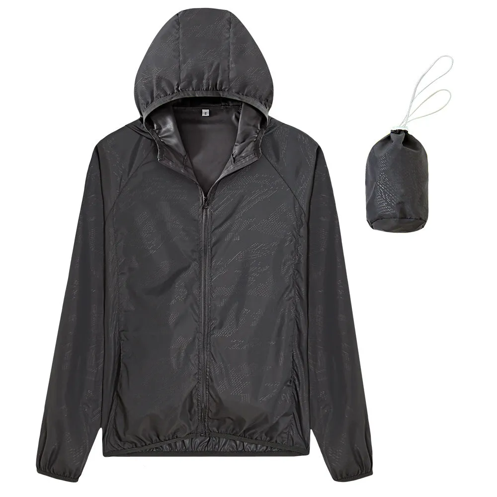 Moisture Wicking Hoodie Men's and Women's Waterproof Windproof Sports Jacket Outdoor Riding