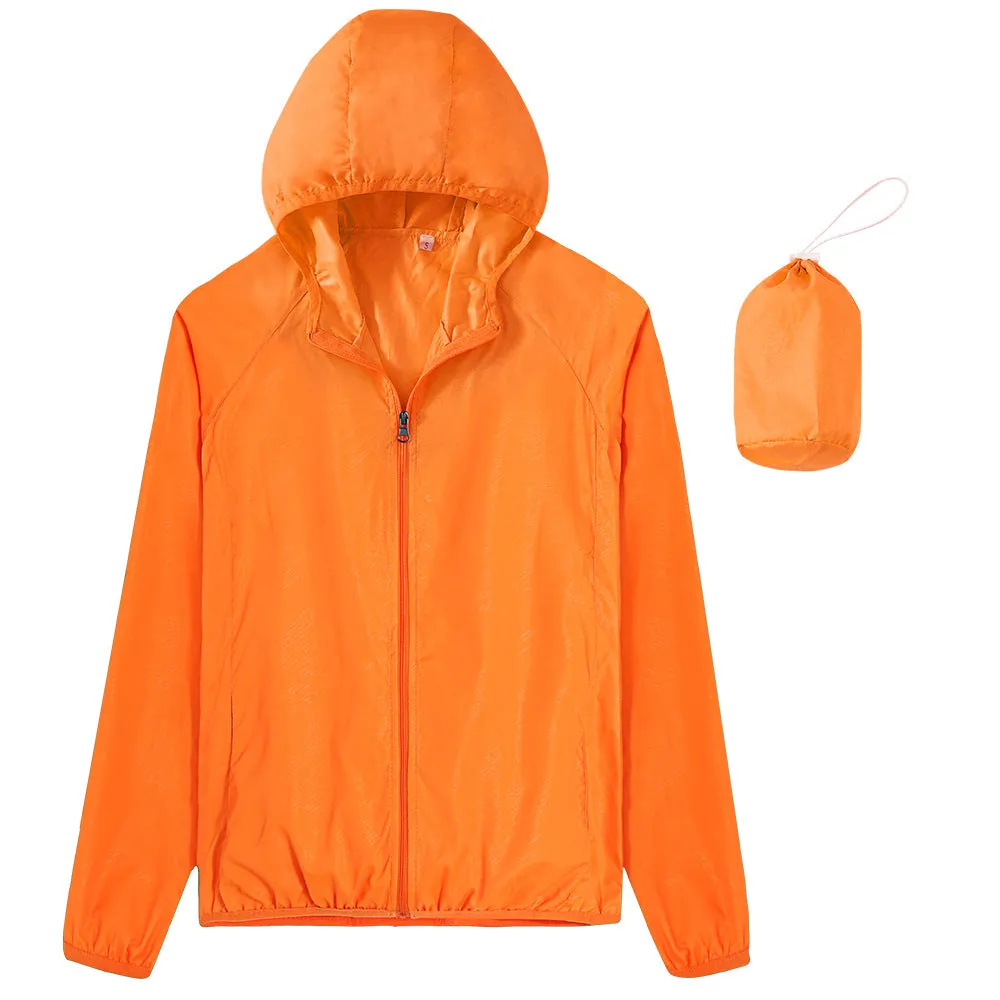 Moisture Wicking Hoodie Men's and Women's Waterproof Windproof Sports Jacket Outdoor Riding