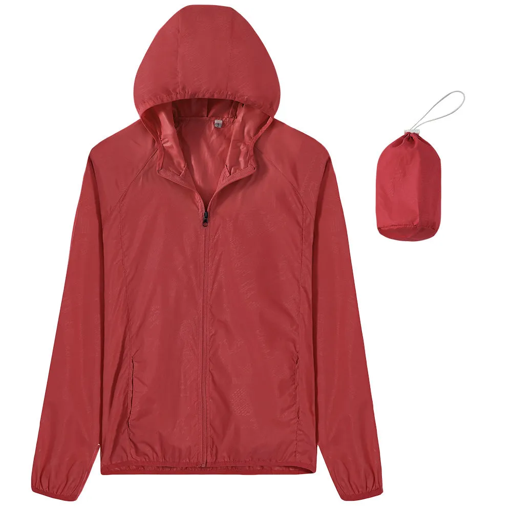 Moisture Wicking Hoodie Men's and Women's Waterproof Windproof Sports Jacket Outdoor Riding