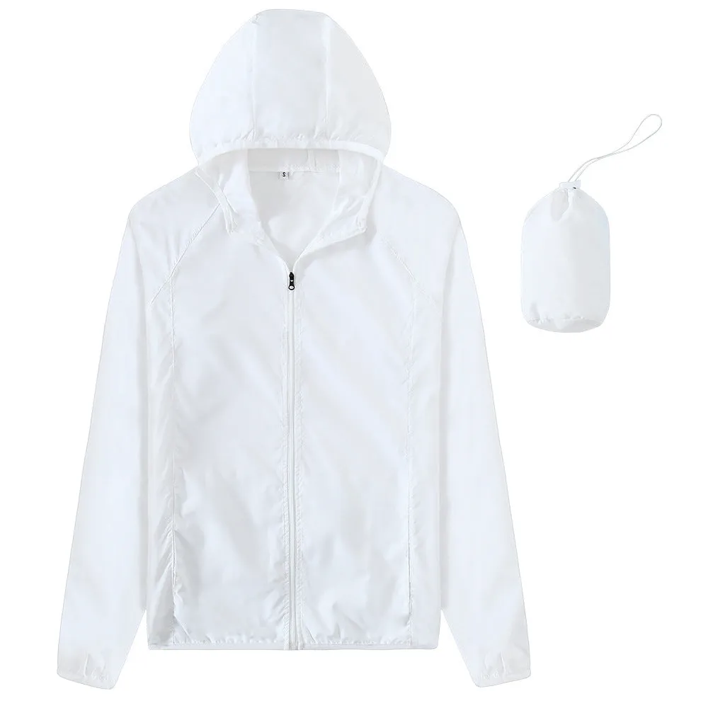 Moisture Wicking Hoodie Men's and Women's Waterproof Windproof Sports Jacket Outdoor Riding
