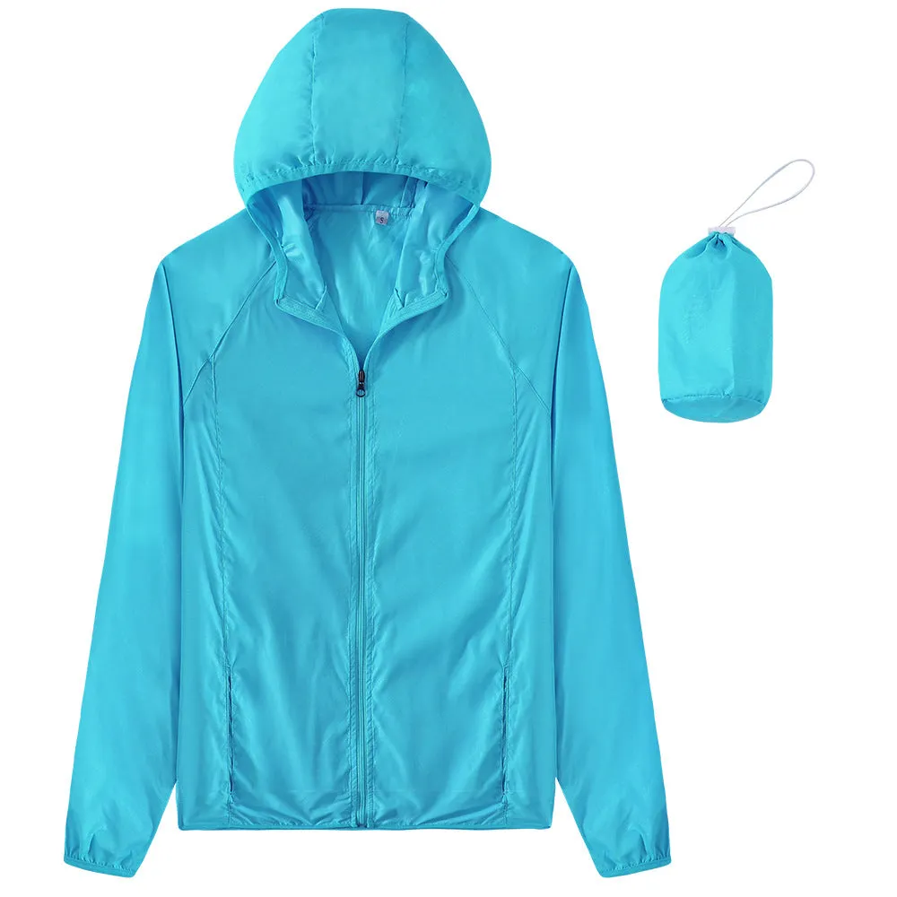Moisture Wicking Hoodie Men's and Women's Waterproof Windproof Sports Jacket Outdoor Riding