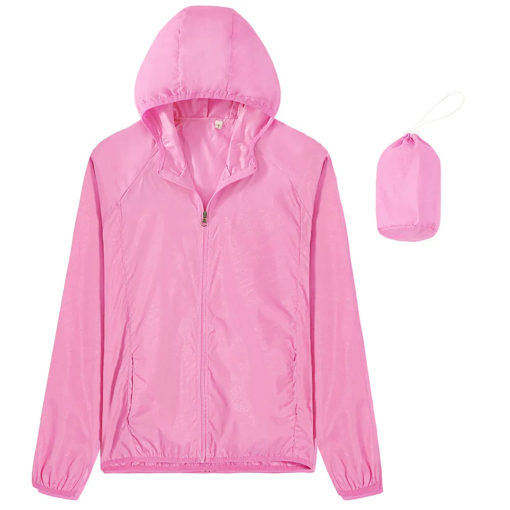 Moisture Wicking Hoodie Men's and Women's Waterproof Windproof Sports Jacket Outdoor Riding