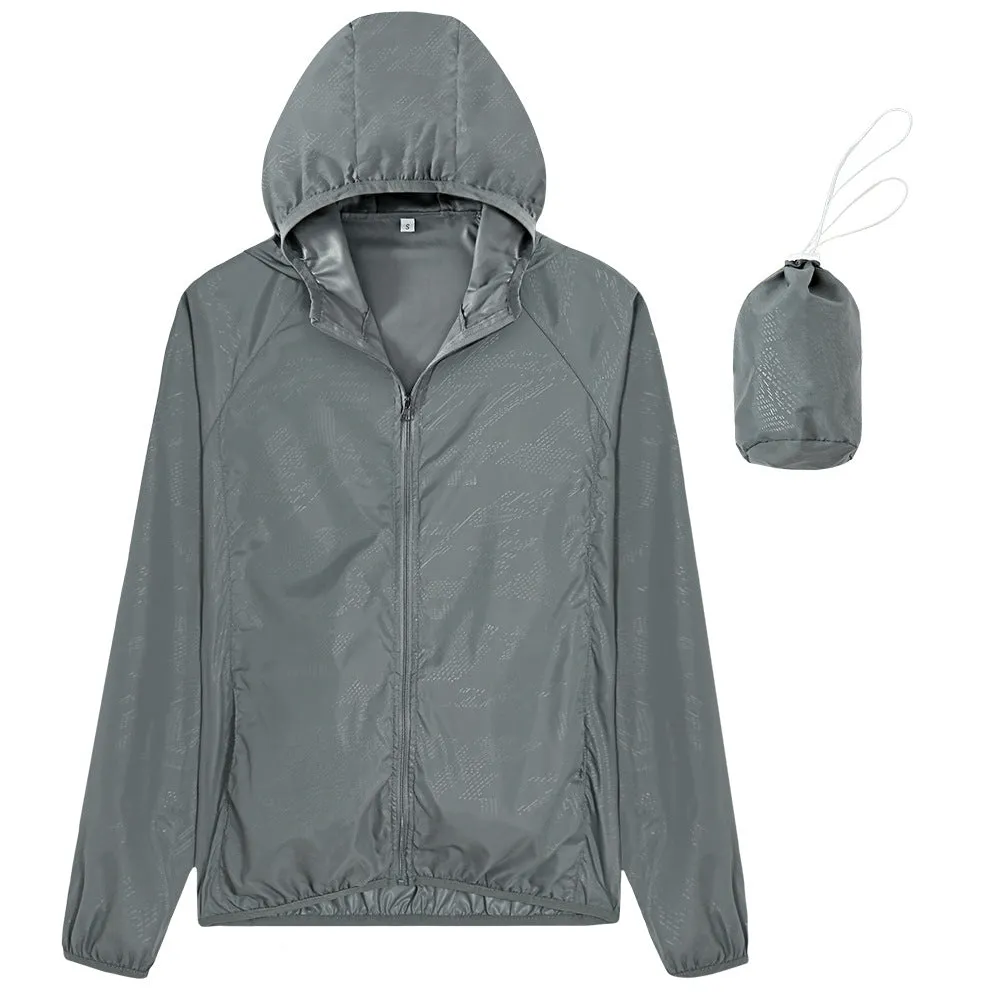 Moisture Wicking Hoodie Men's and Women's Waterproof Windproof Sports Jacket Outdoor Riding