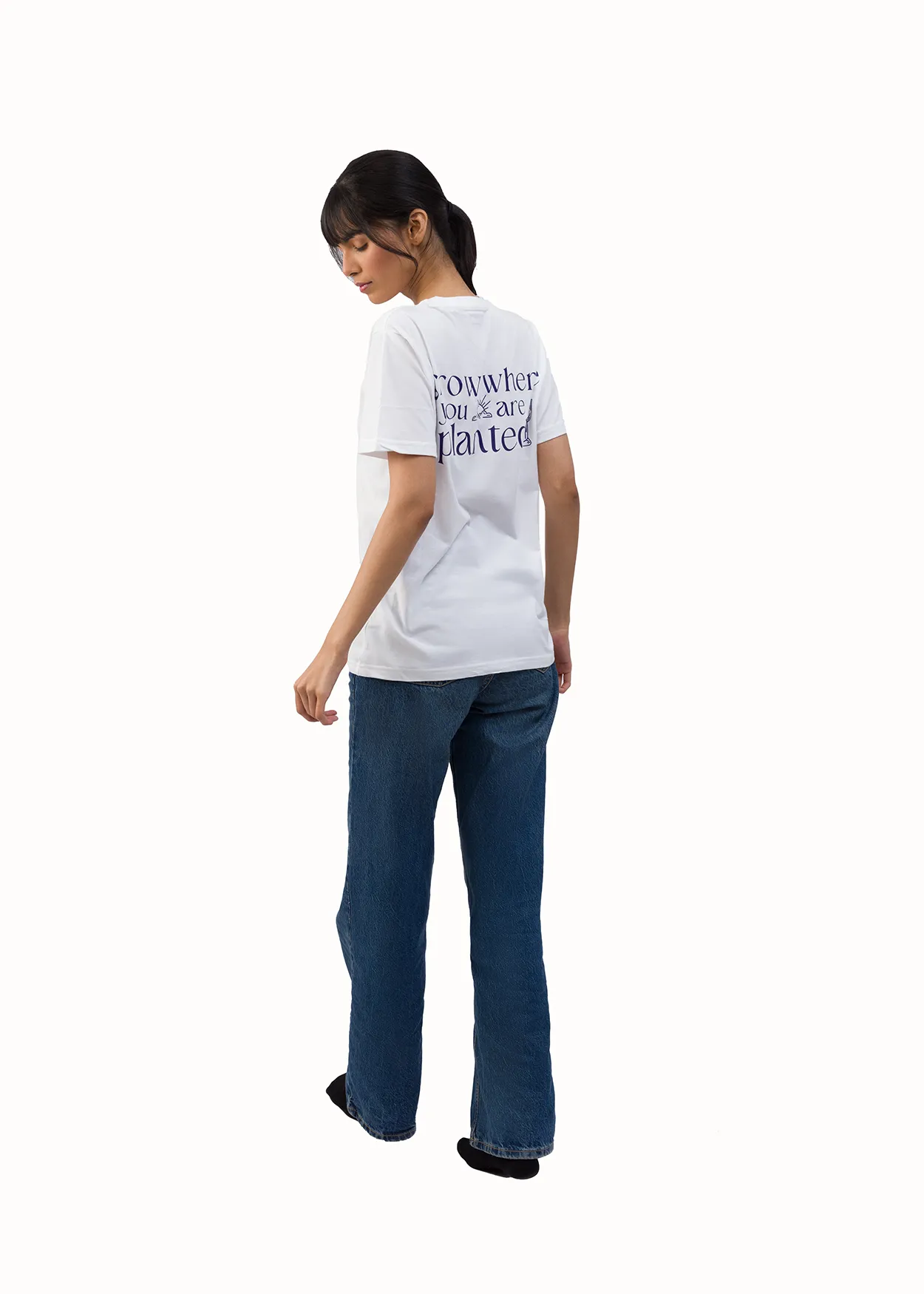 Organic Cotton T shirt -  Grow Where Planted