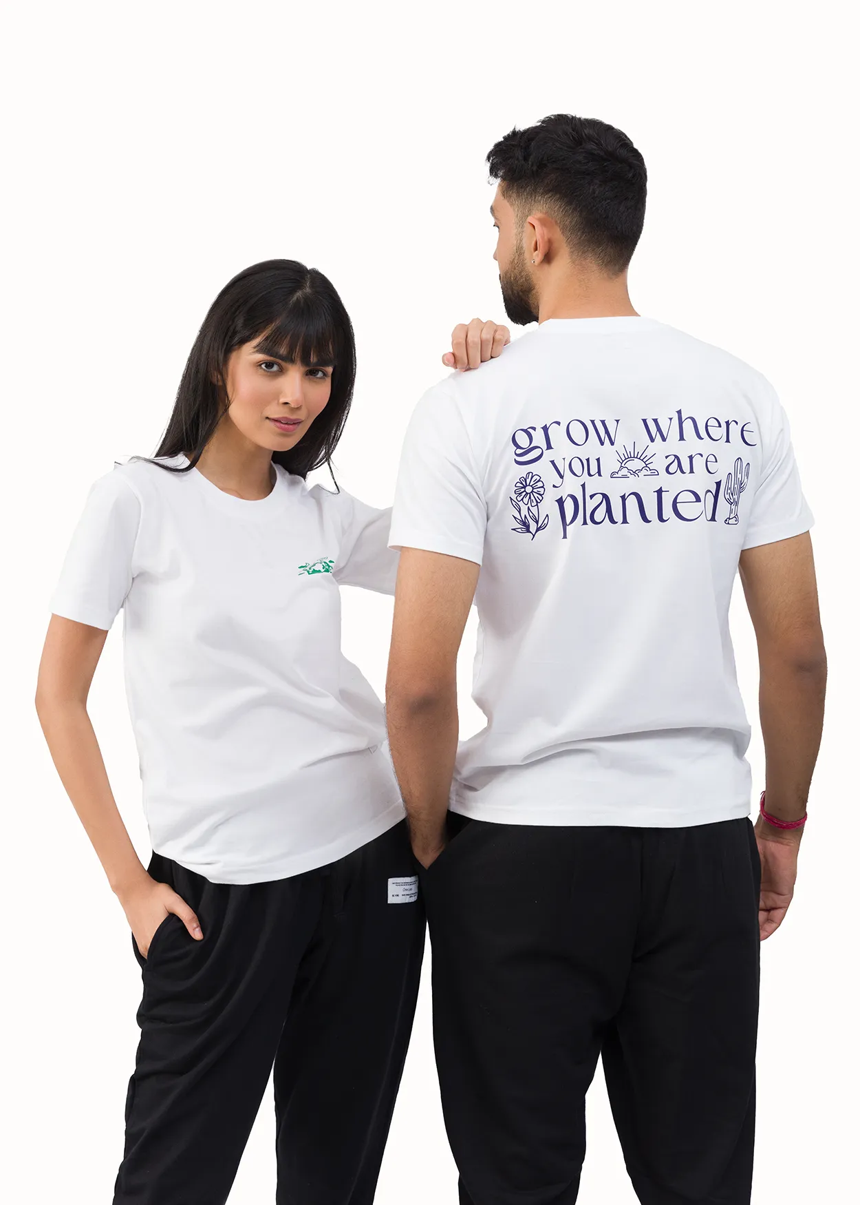 Organic Cotton T shirt -  Grow Where Planted