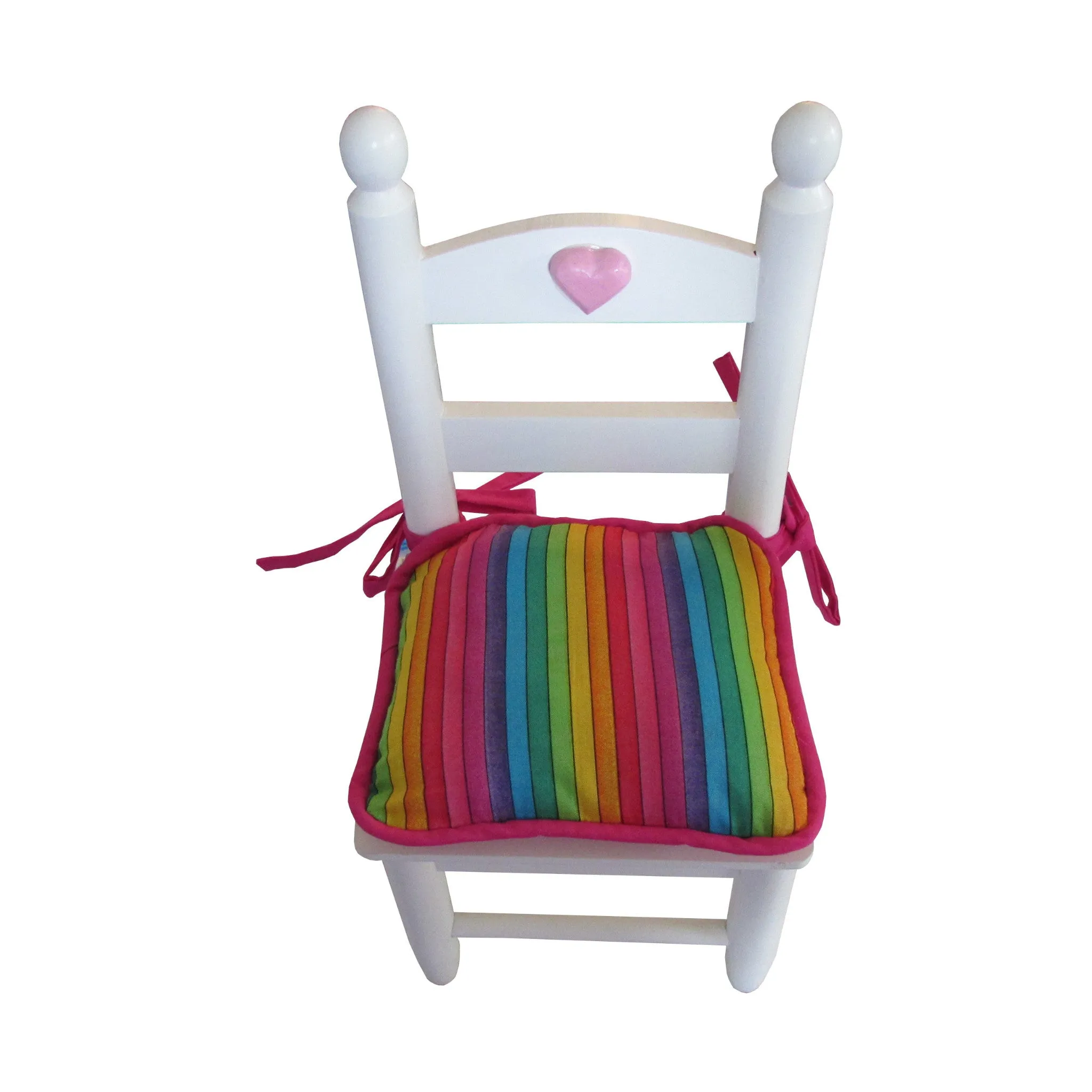 Rainbow Doll Chair Cushions for 18-inch Dolls