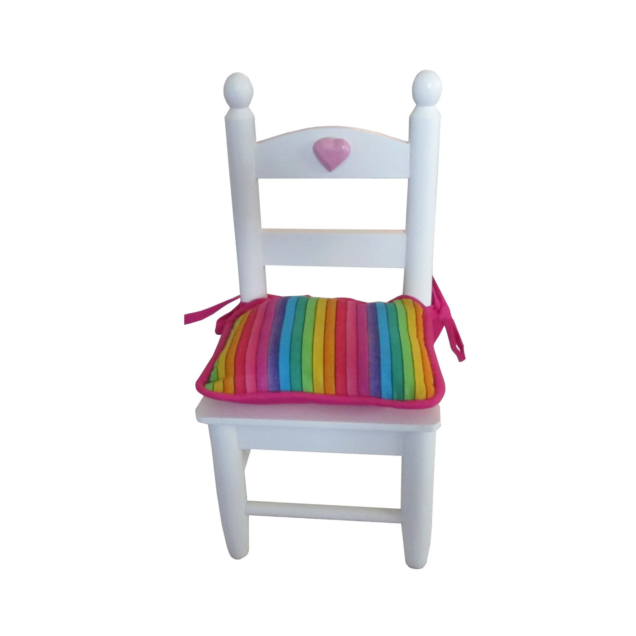 Rainbow Doll Chair Cushions for 18-inch Dolls