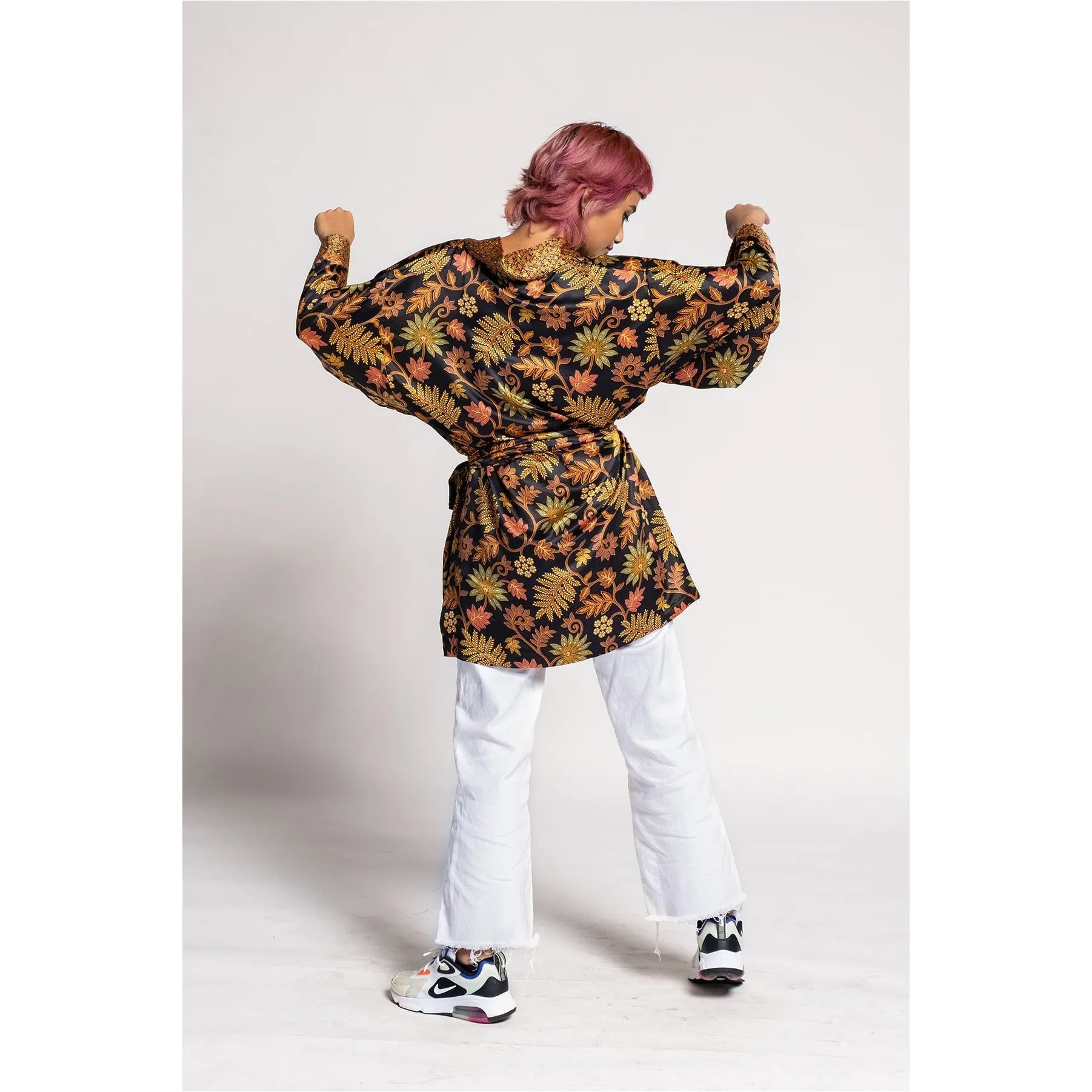 Short Silk Robe