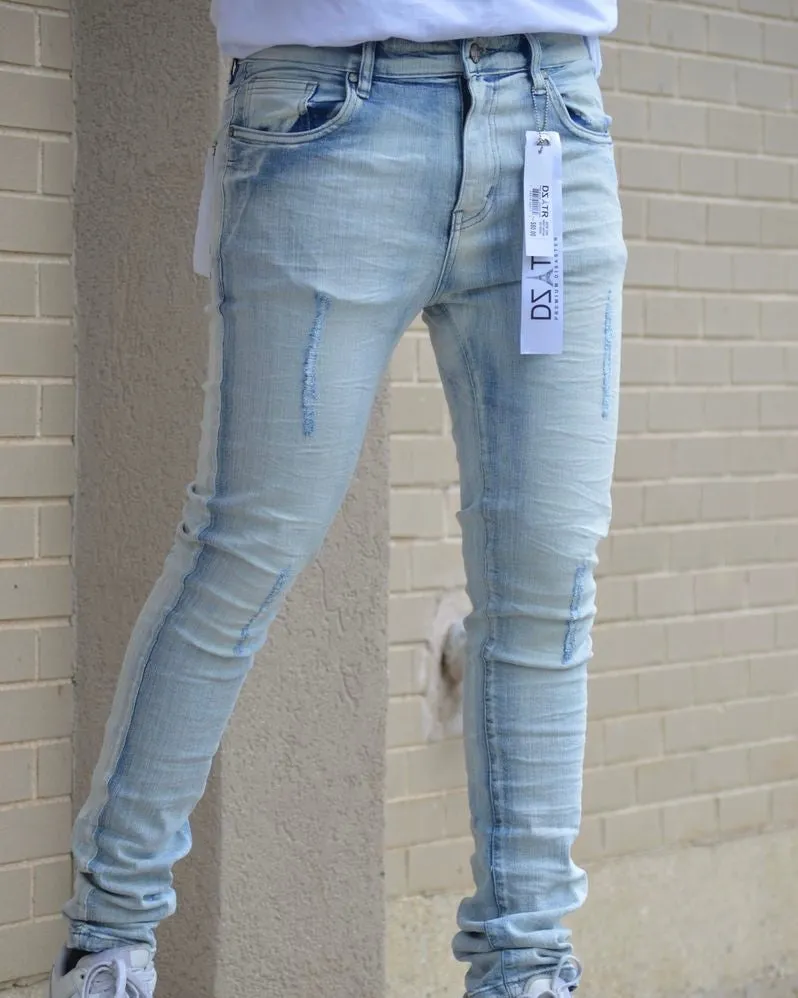 Stitch Rip Slim Jeans