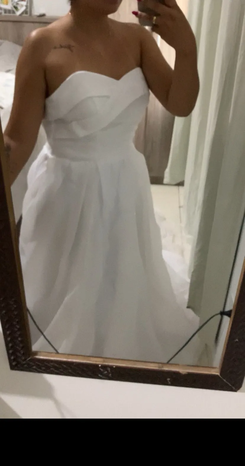 Strapless Organza Wedding Gown All Sizes/Colors